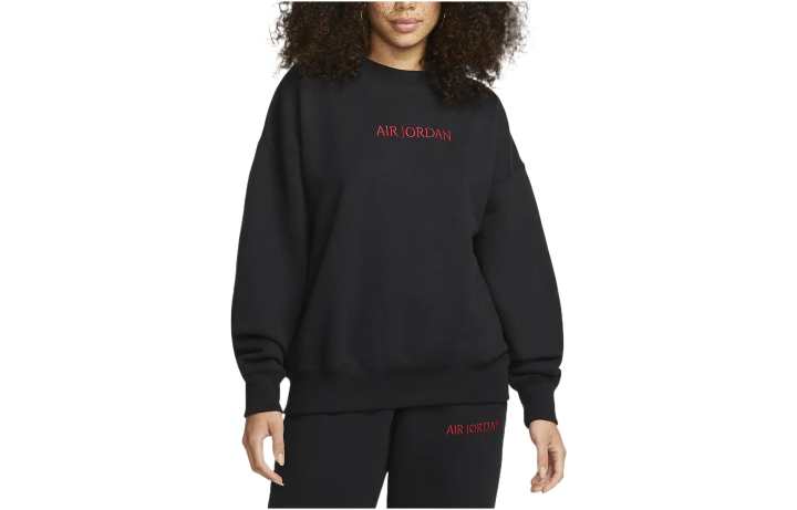 Jordan Jordan Sweatshirts Women's Black Crew Neck Moderate Regular
