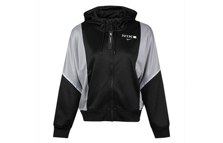 Nike Nike Jackets Women's Black/White Hooded Moderate