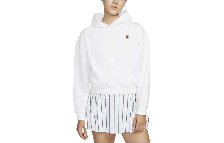 Nike Nike Sweatshirts Women's White Hooded Moderate Regular