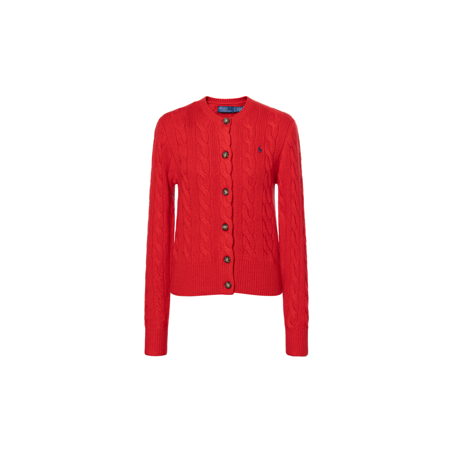 Polo Ralph Lauren FW24 Sweater Slim Fit Women's Red