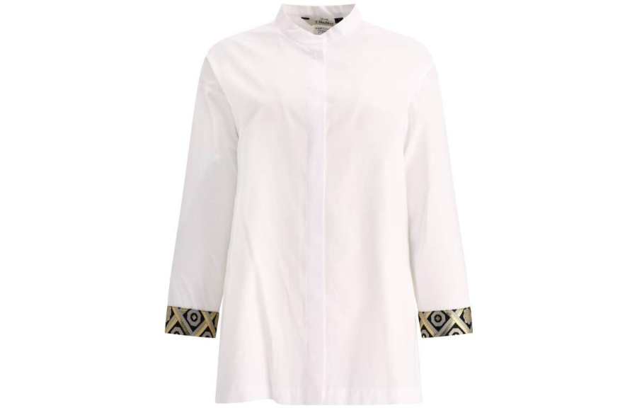 'S MAX MARA 'S Max Mara cotton trim shirt