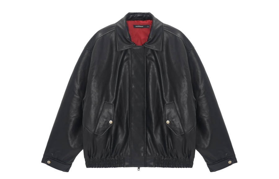 UNVESNO Leather Jackets Unisex Lapel Moderate Pilot