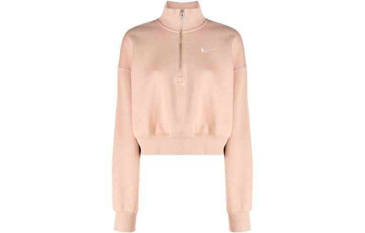 Nike Nike Phoenix Cropped Half-Zipped Sweatshirt