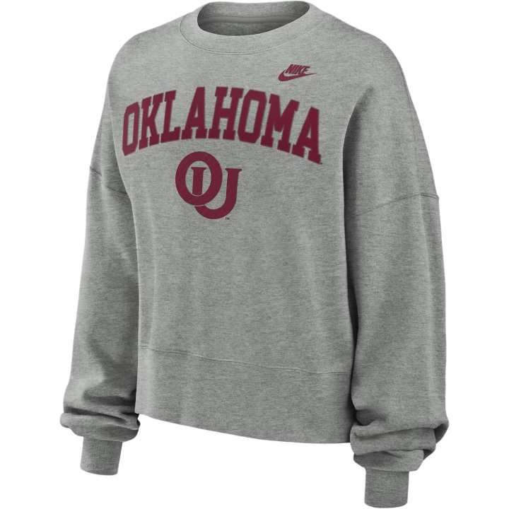 Nike Nike Oklahoma Sooners Legacy Classic Arch Women's Nike College Pullover Crew