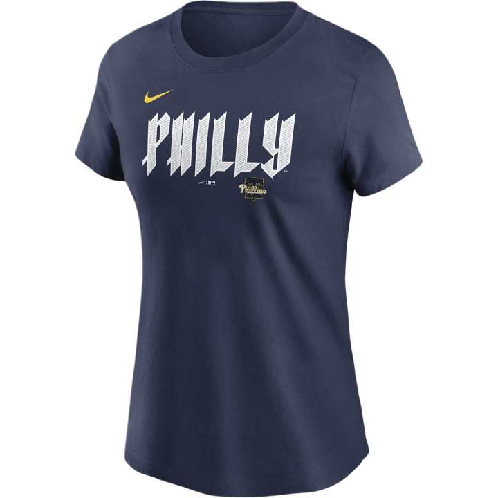 Nike Nike T Shirt Women's Marine Blue Philadelphia Phillies Phillips