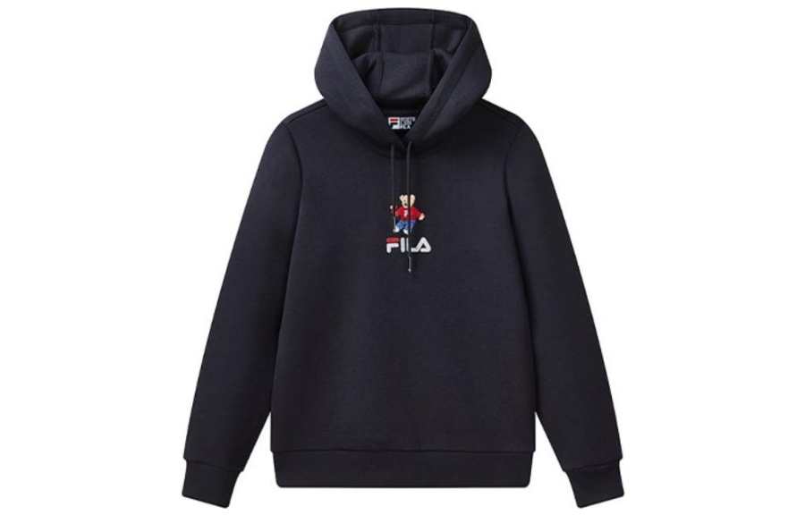 FILA Sweatshirts Women's Blue Hooded Moderate Regular