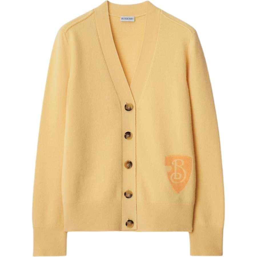 Burberry B Shield knitted cardigan