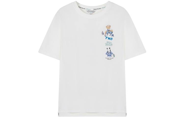 Teenie Weenie T Shirts Women's Crew Neck Moderate Straight Fit