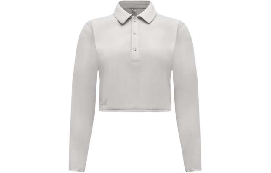 Lululemon LAB Collection Polo Shirt Women's Dove Gray