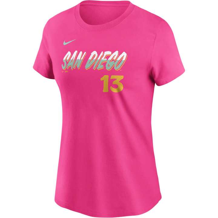 Nike Nike x MLB San Diego Padres FW24 Regular T Shirt Women's Pink