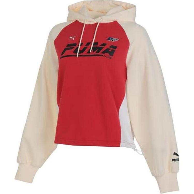 PUMA Sweatshirts Women's Red Hooded Moderate Other