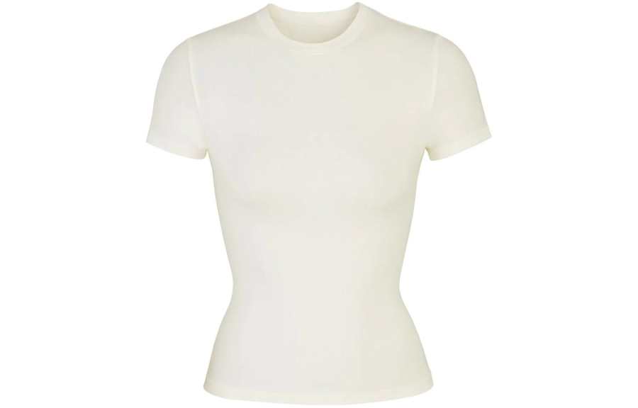 Skims Regular T Shirt Women's Bone White