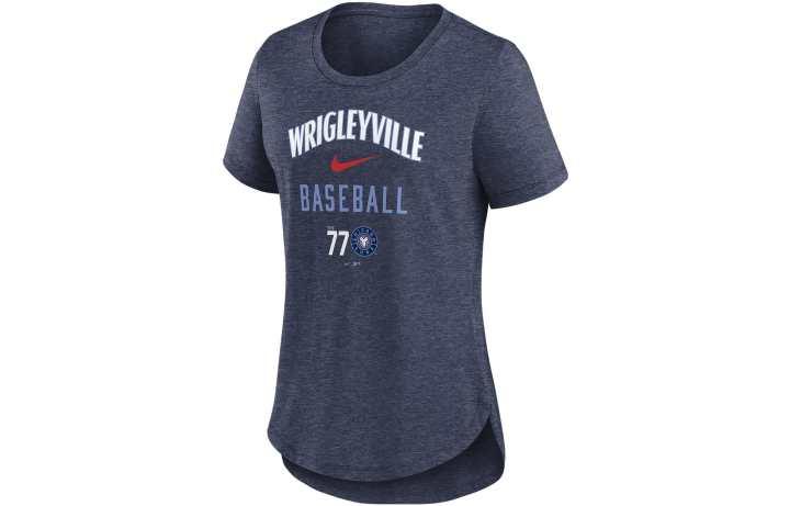 Nike Nike T Shirts Women's Blue Crew Neck Moderate Straight Fit