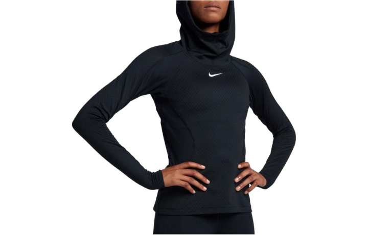 Nike Nike Sweatshirts Women's Black Hooded Moderate Other