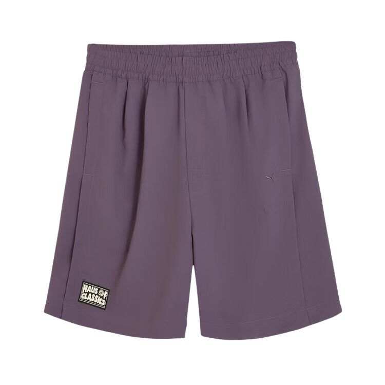 PUMA SelectWOVEN Casual Shorts Unisex Charcoal Gray Purple 46
