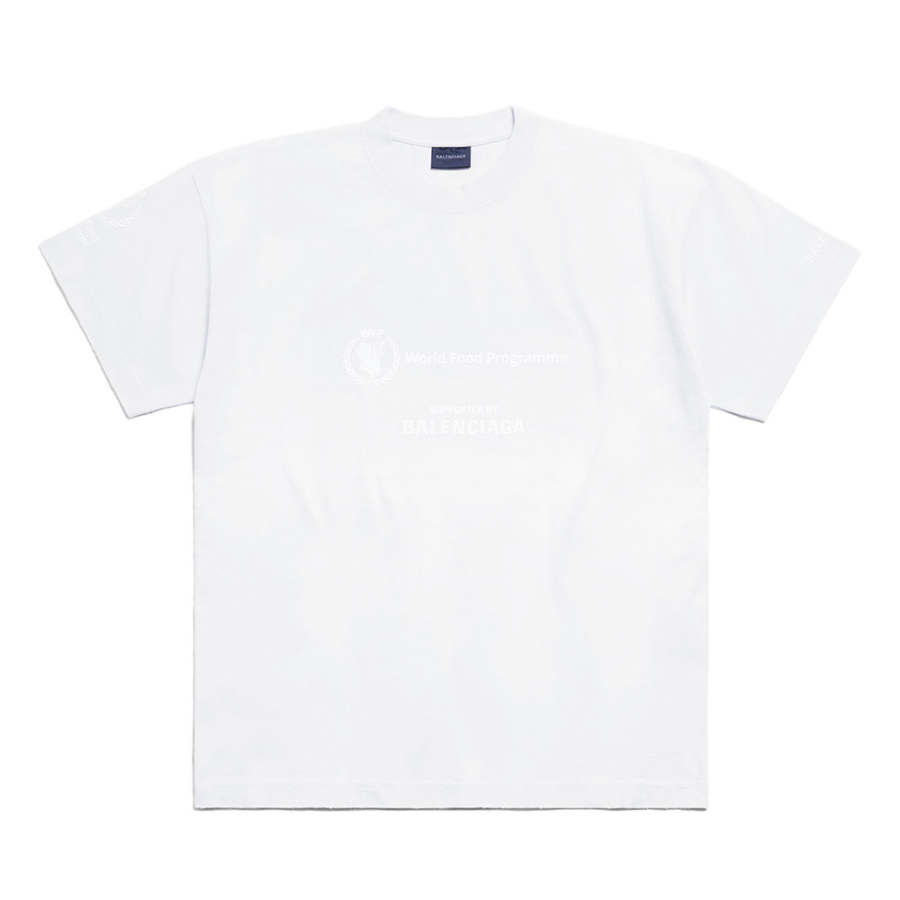 Balenciaga x WFP FW22 T Shirt Women's White Regular Fit