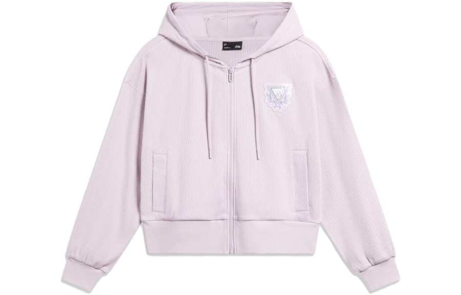 Li-Ning Li Ning China Culture Collection Sweatshirt Women's Lotus Root Powders Purple
