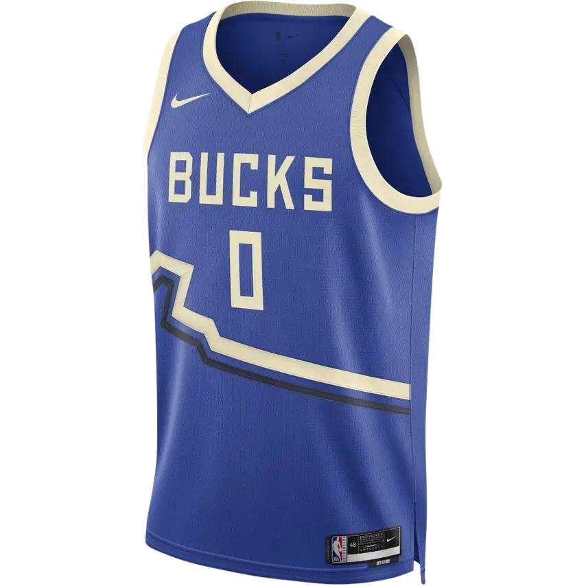 Nike Nike Damian Lillard Milwaukee Bucks 2024/25 City Edition Men's Nike Dri FIT Nba Swingman Jersey