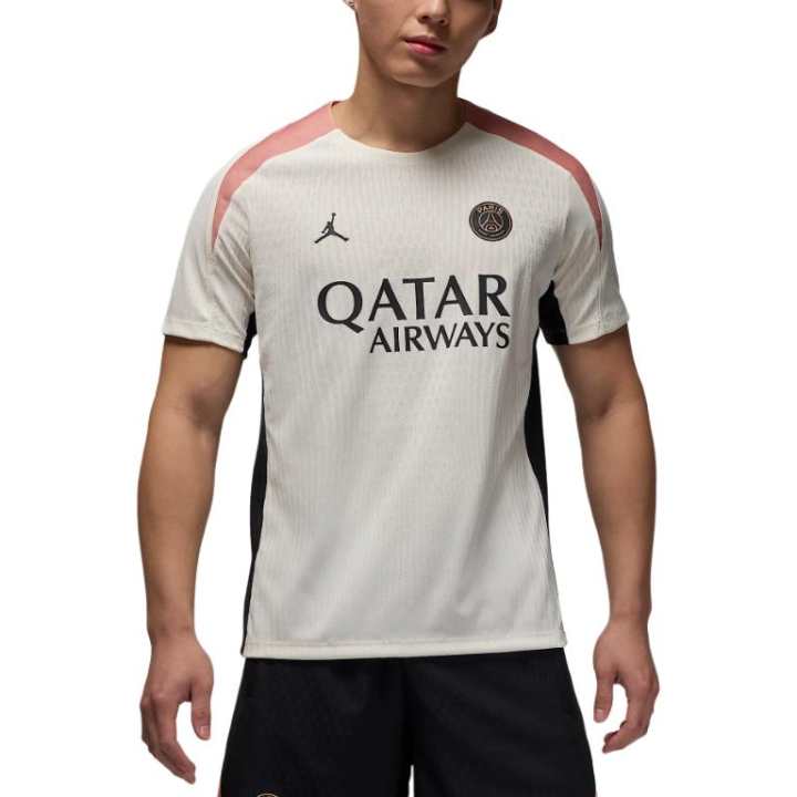 Jordan Jordan Sport Dri FITParis Saint Germain Soccer Jersey Men's Ivory/Black/Rusty Pink/Black