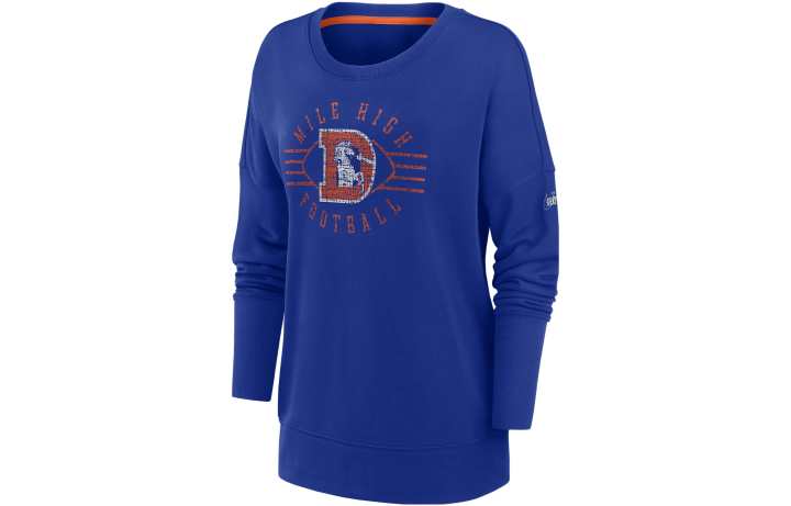 Nike Nike Sweatshirts Women's Royal Blue Crew Neck Thickened Other