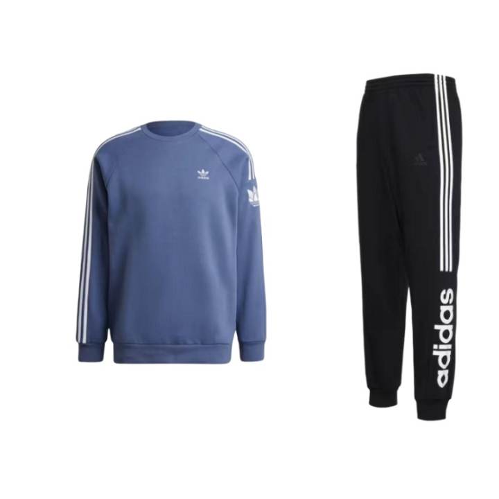 Adidas Adidas Sweatshirt Sets Men's Crew Neck Moderate