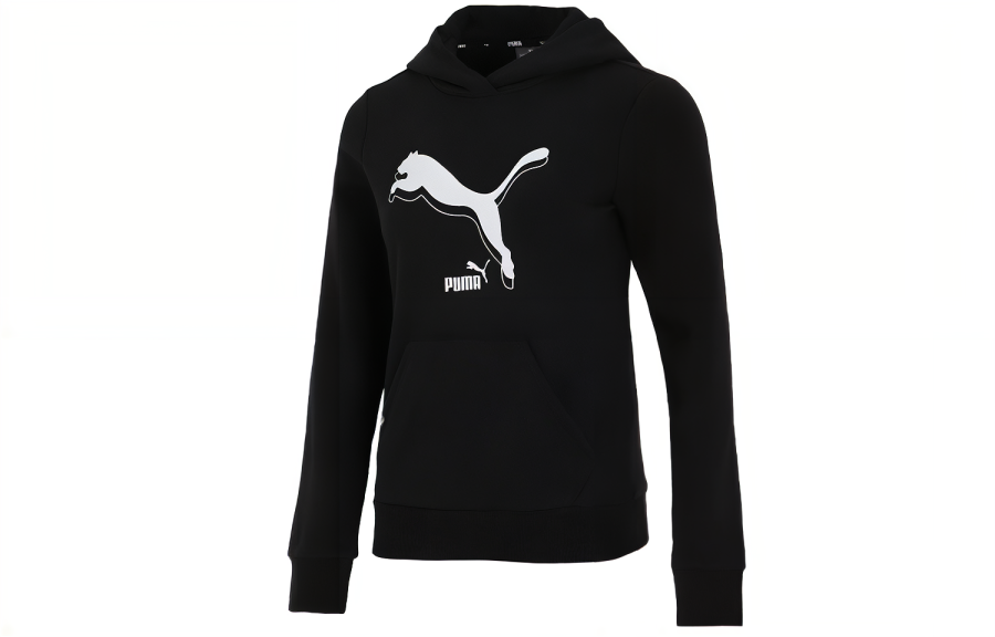 PUMA Sweatshirts Women's Black Hooded Moderate Other