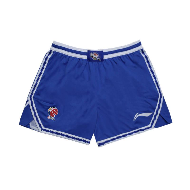 Li-Ning Li Ning CBA Basketball Shorts Classic Version 24 25 Season, Xinjiang Team Men's Dream Blue