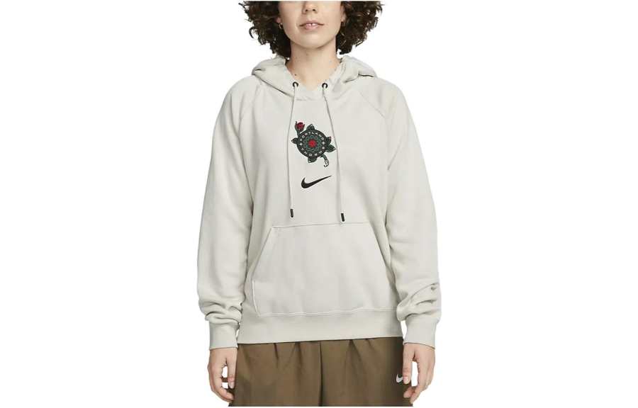 Nike Nike Sweatshirts Women's Light Gray Hooded Moderate Other