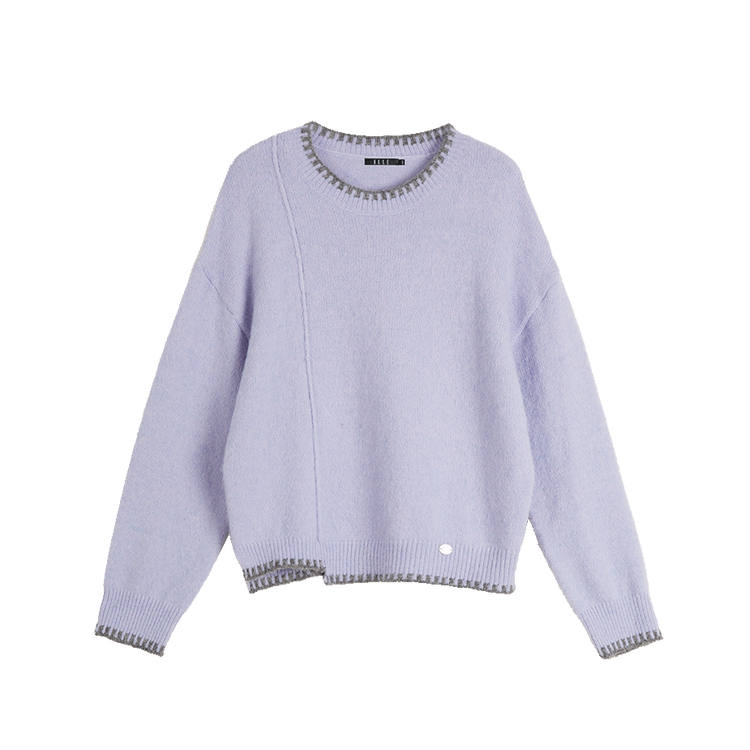 ELLE Knitwear Women's Crew Neck Moderate