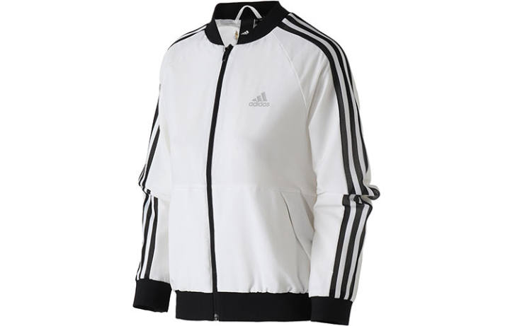 Adidas Adidas Jackets Women's White Baseball Collar Moderate Other