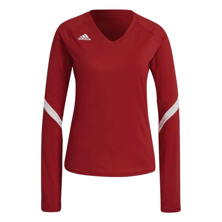 Adidas Adidas T Shirts Women's Red V Neck Moderate