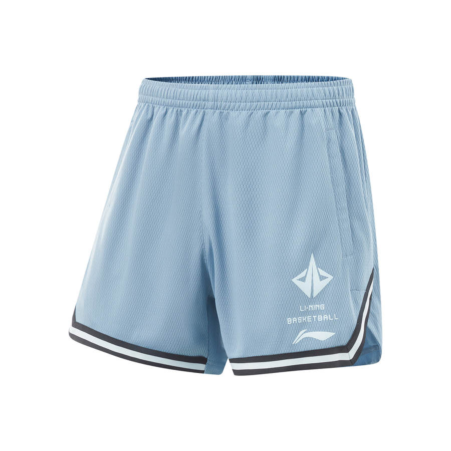 Li-Ning Li Ning Basketball Shorts Men's Wild Gray Blue