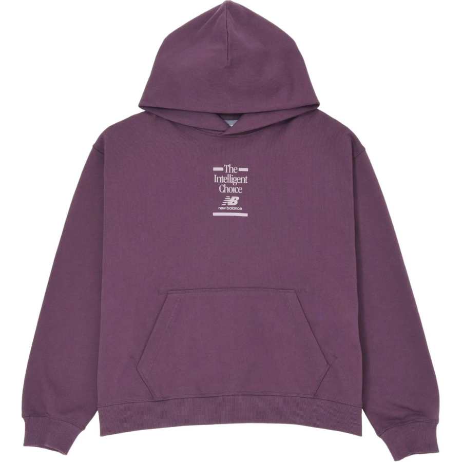 New Balance New Balance Athletics French Terry Oversized Choice Sweatshirt Women's Plum Brown