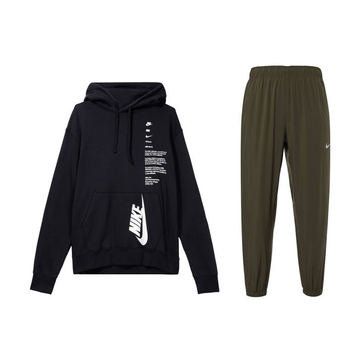 Nike Nike Sweatshirt Sets Men's Hooded Moderate