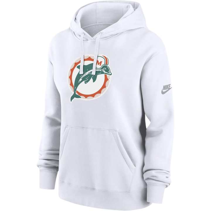 Nike Nike Miami Dolphins Club Women's Nike Nfl Pullover Hoodie