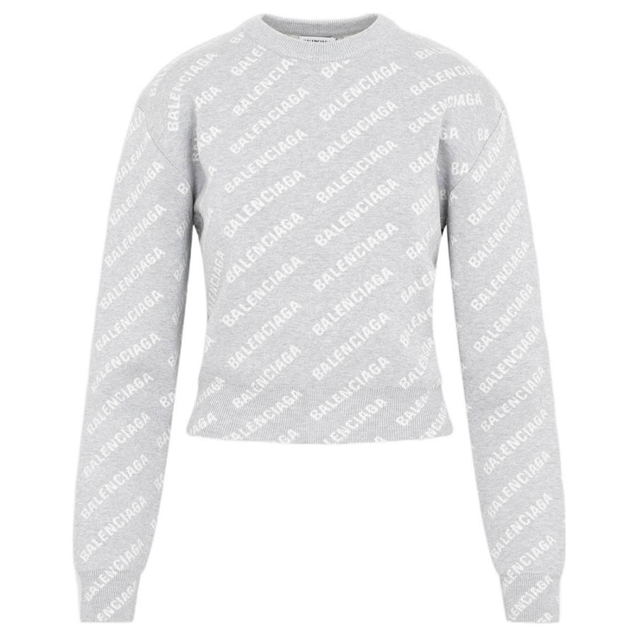 Balenciaga Sweater 'Grey/White'