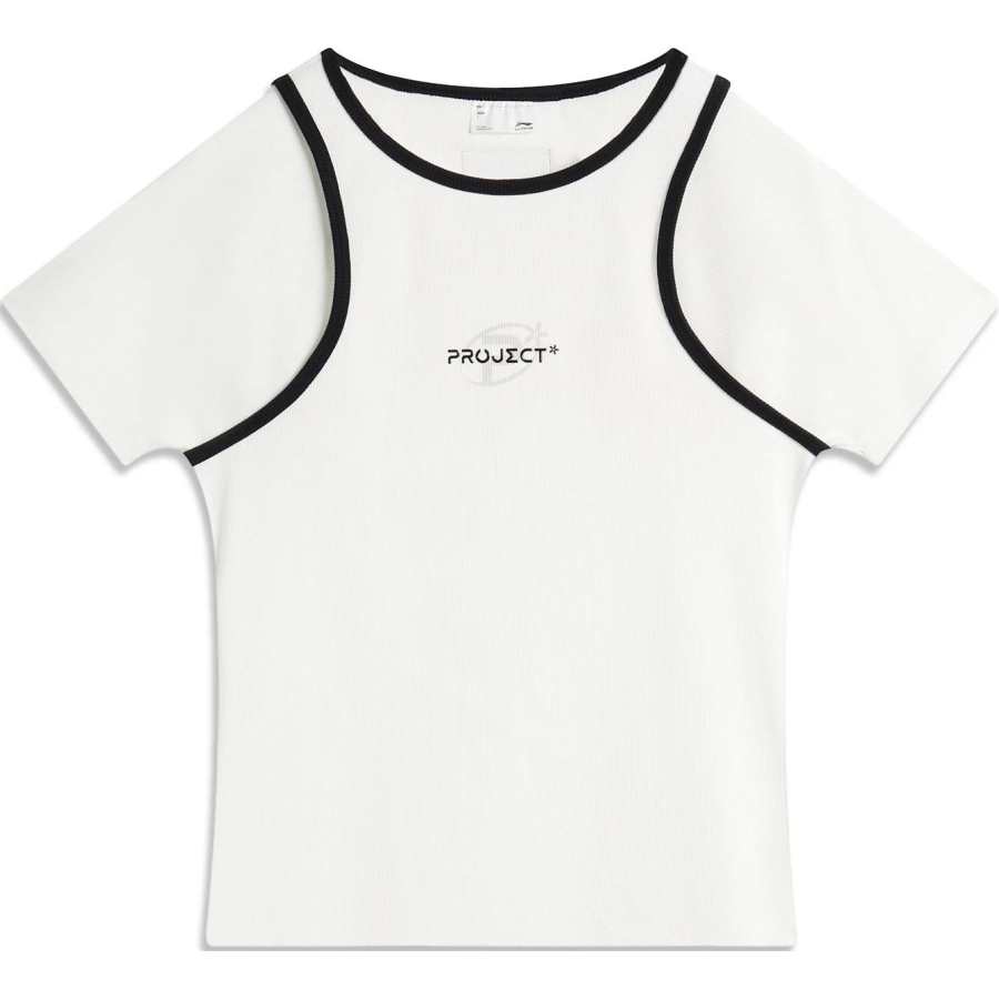 Li-Ning Li Ning Sports Trendy Collection T Shirt Women's Ivory