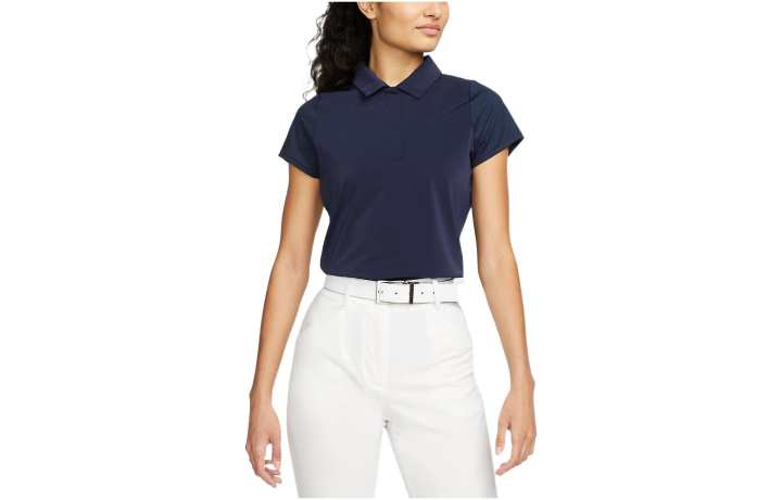 Nike Nike Polo Shirts Women's Blue Polo Collar Thin Straight Fit