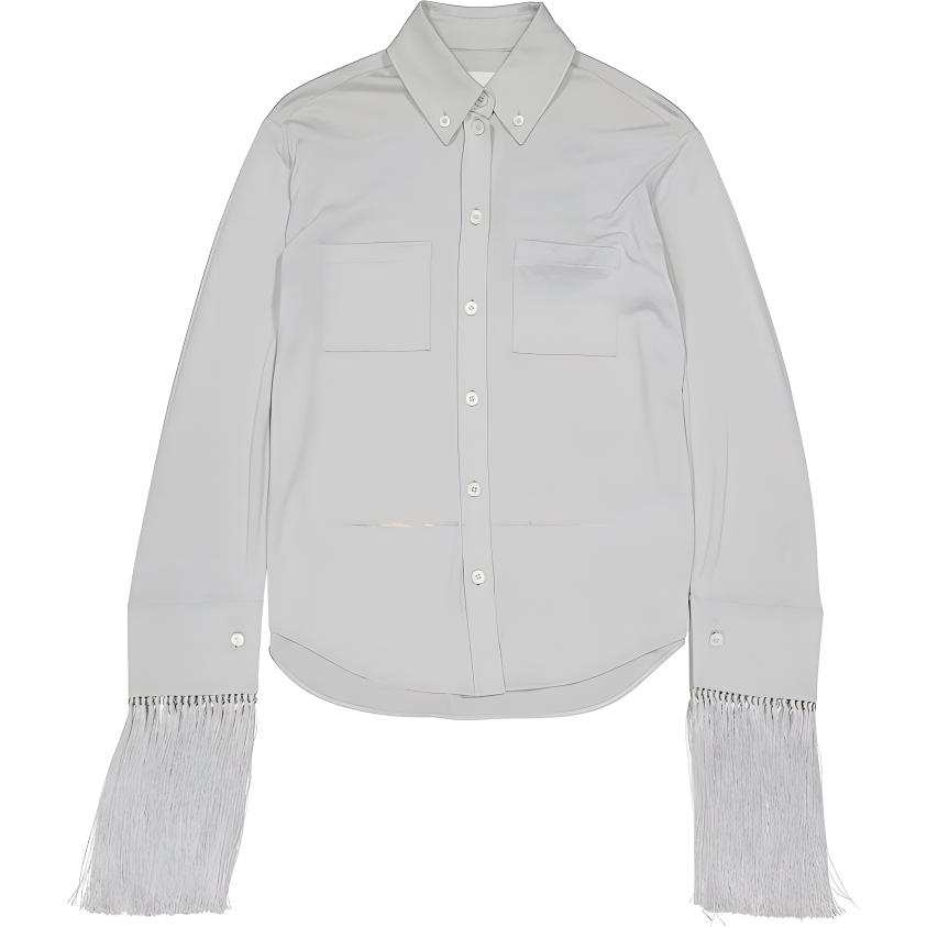 Burberry Shirt Women's Light Gray
