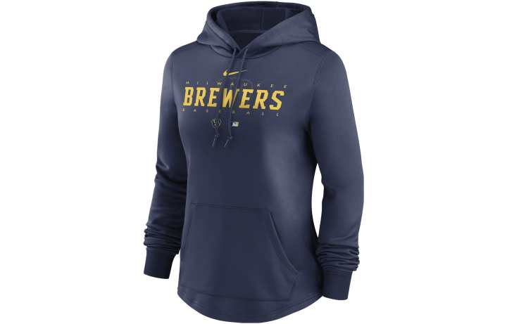 Nike Nike Christian Yelich Milwaukee Brewers Club Men's Nike Mlb Pullover Hoodie