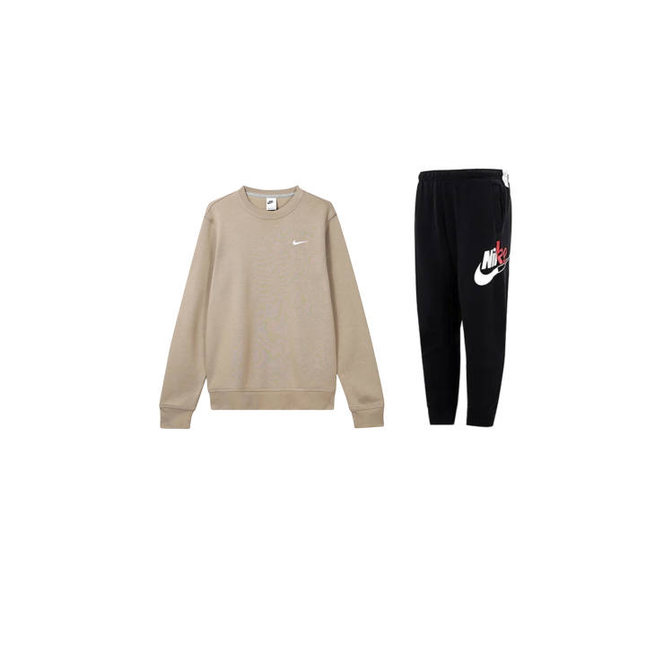 Nike Nike Sweatshirt Sets Men's Crew Neck Thickened