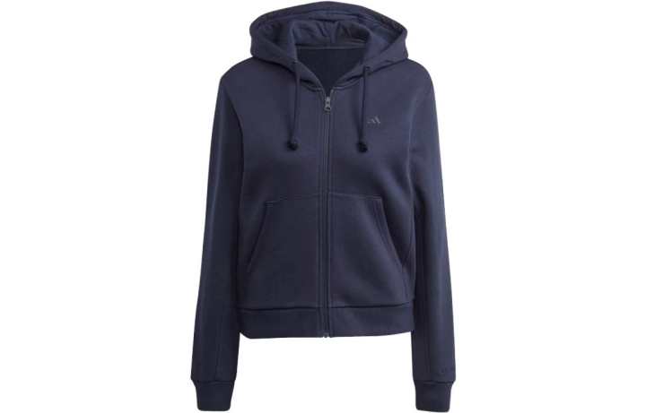 Adidas Adidas Sweatshirts Women's Navy Blue Hooded Moderate Regular