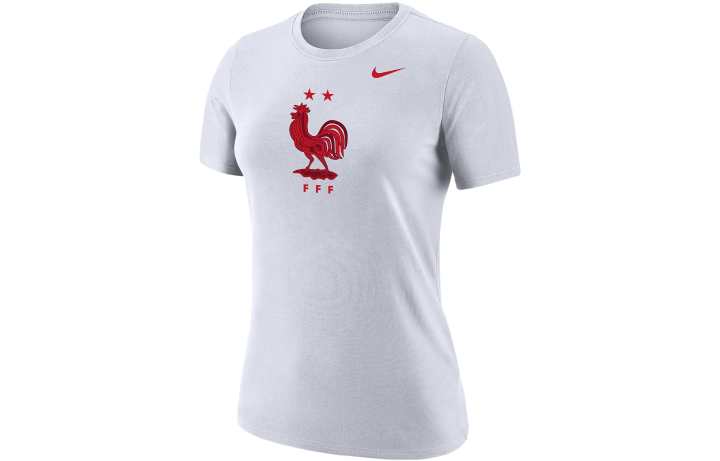 Nike Nike T Shirts Women's White Crew Neck Moderate Straight Fit