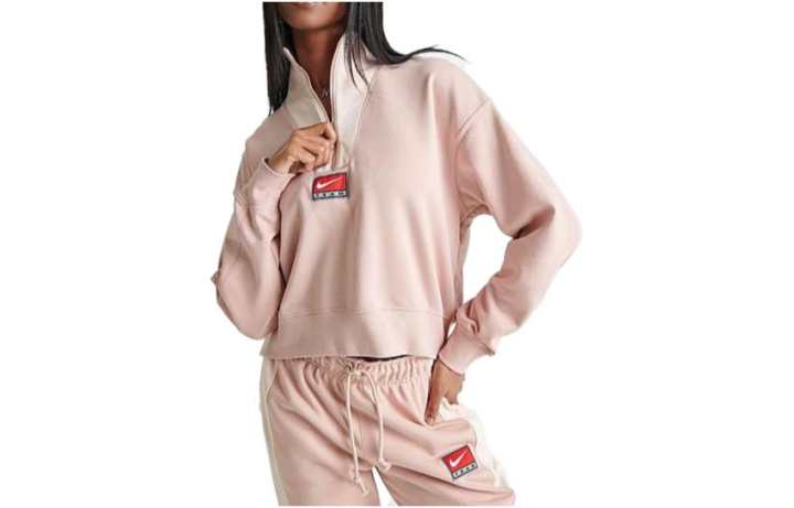 Nike Nike Sweatshirts Women's Pink Stand Collar Moderate Regular