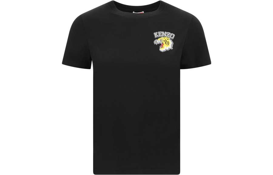KENZO 【Zoomed ImageryPrevious Season】logo-print cotton T-shirt