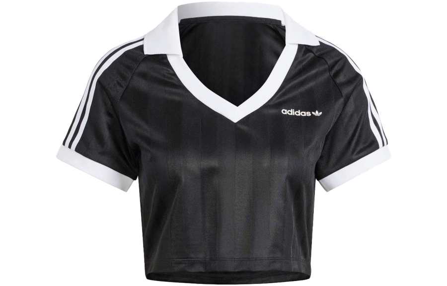 adidas originals Football Crop Top Black