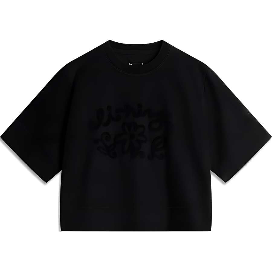 Li-Ning Li Ning China Culture Collection T Shirt Women's Black