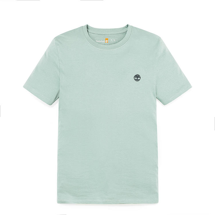 Timberland T Shirt Men's Embossed Green