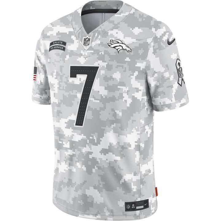 Nike Nike John Elway Denver Broncos Salute To Service Men's Nike Dri FIT Nfl Limited Jersey