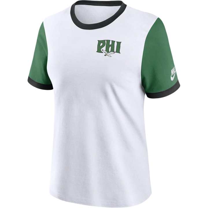 Nike Nike Philadelphia Eagles Rewind Women's Nike Nfl Ringer T Shirt